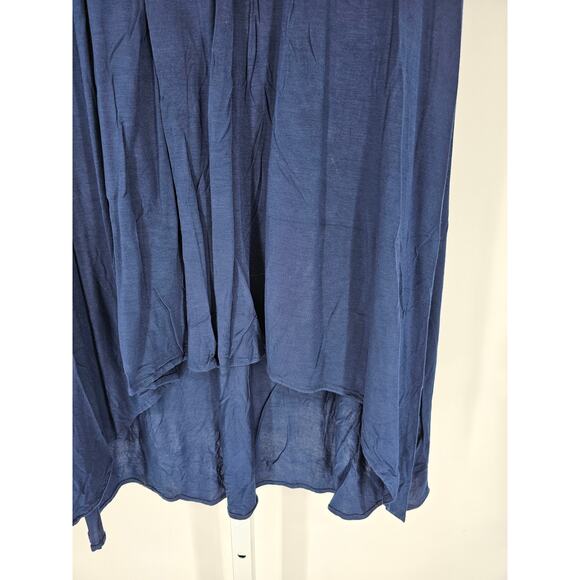 Philosophy Republic Clothing Women's Blue Asymmetric Elastic Waist Skirt Size M - Picture 2 of 5